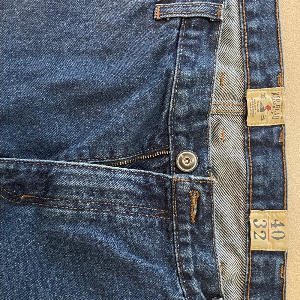 RedHead Relaxed Fit Dark Blue Jeans